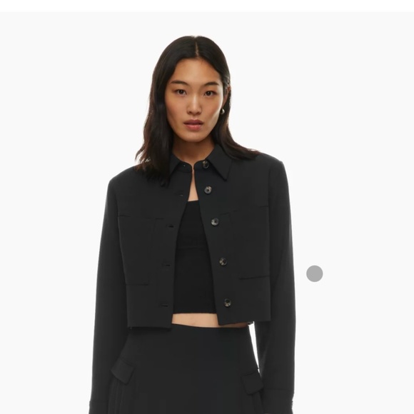 Wilfred Little Cropped Jacket in Black - Picture 1 of 4
